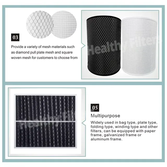 Activated Carbon Metal Mesh Laminated Synthetic details02