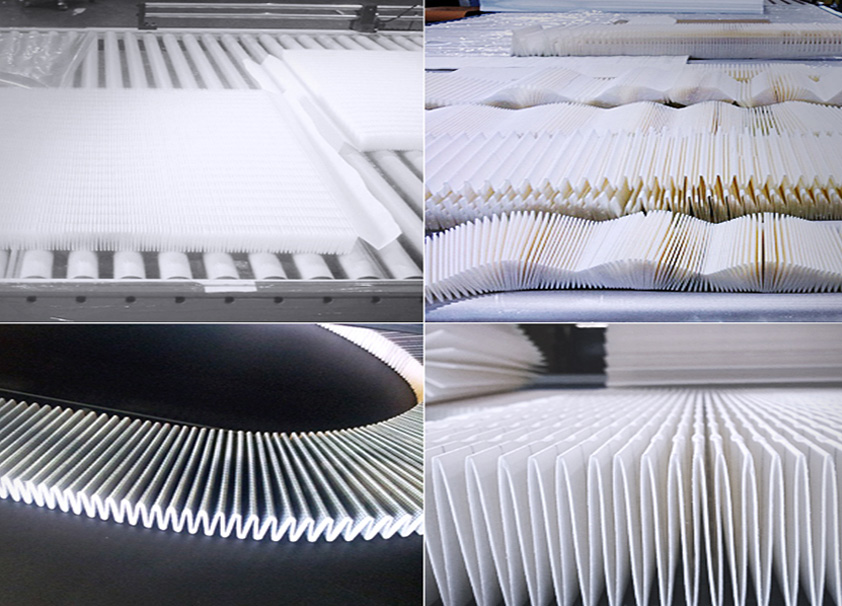 Automatic Air Filter Making Machine Knife Mini Pleating Machine details04