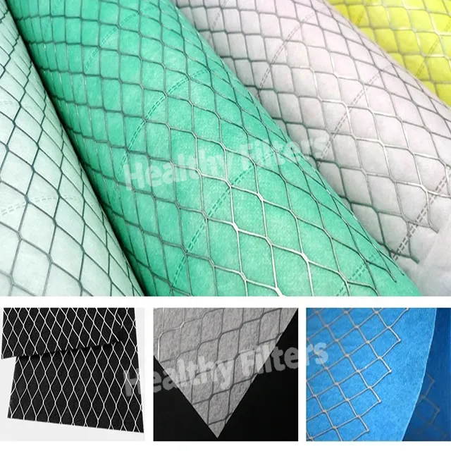 Laminated Mesh Air Filter Media Roll G3 G4 Class details02