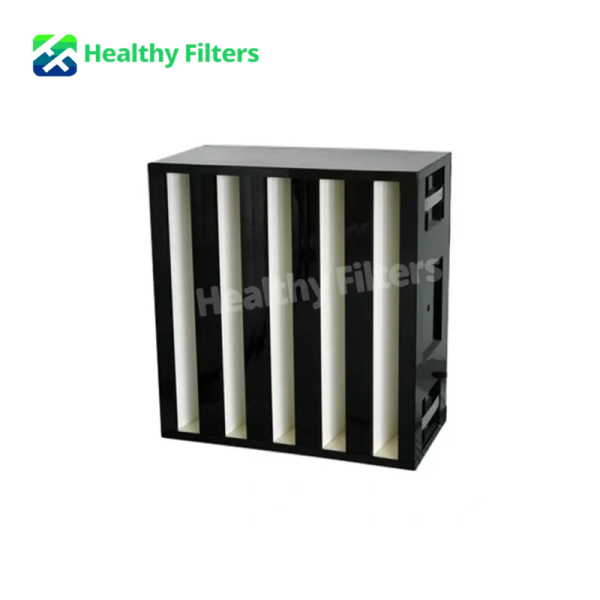 Mini Pleat 3V 4V 5V 6V Combined V Bank HVAC Terminal Compact HEPA Air Filter03