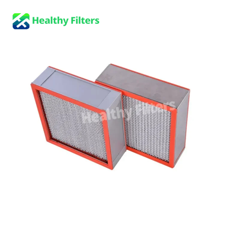 OEM H14 High Air Filters Glass Fiber High Temperature HEPA Industrial Filter-3