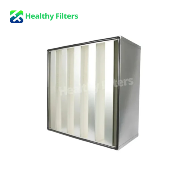 Mini Pleat 3V 4V 5V 6V Combined V Bank HVAC Terminal Compact HEPA Air Filter04