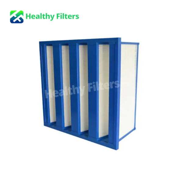 Mini Pleat 3V 4V 5V 6V Combined V Bank HVAC Terminal Compact HEPA Air Filter01