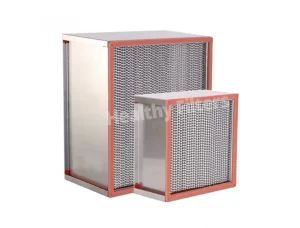 OEM H14 High Air Filters Glass Fiber High Temperature HEPA Industrial Filter