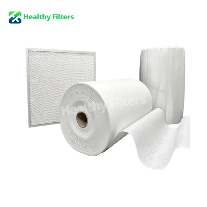 H13 H14 Fiberglass PP Material Fiber Media Mini Pleat details