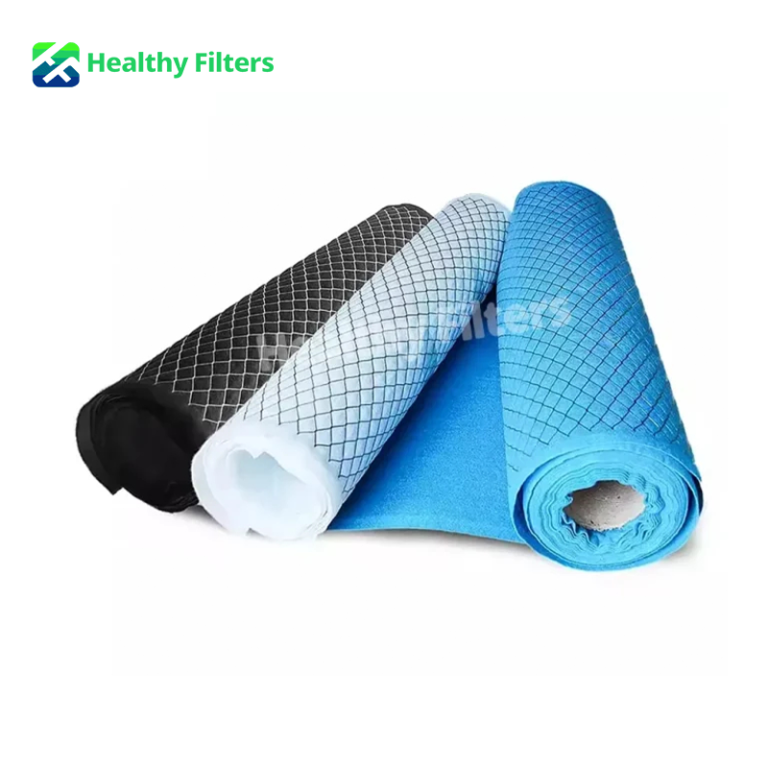 Laminated Mesh Air Filter Media Roll G3 G4 Class details01