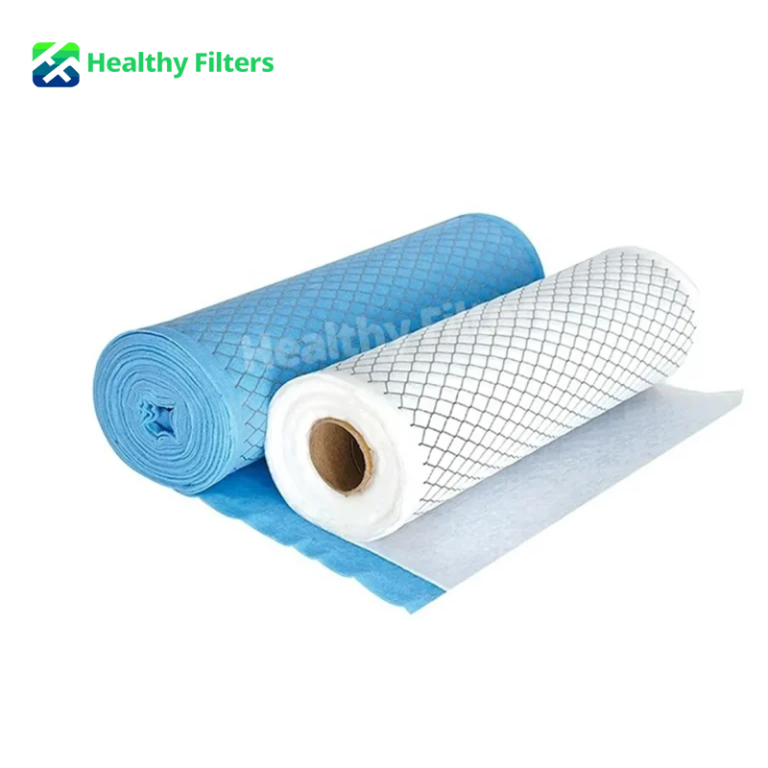 Laminated Mesh Air Filter Media Roll G3 G4 Class details03