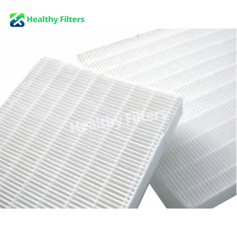 H13 H14 Fiberglass PP Material Fiber Media Mini Pleat details