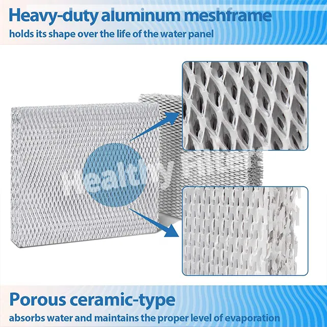 Aluminum Foil Panel 35 Evaporative Water Cooling Pad Air Humidifier Replacement Filters Wick Filters House Humidifier Filter-2