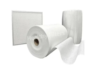 H13 H14 Fiberglass PP Material Fiber Media Mini Pleat HEPA Filter Paper Roll Media Pack