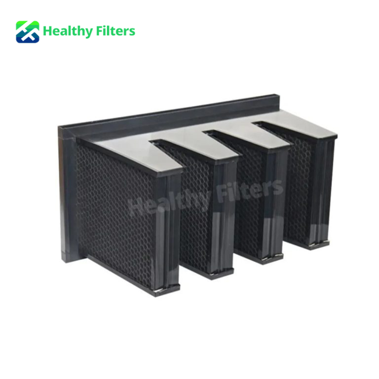 Activated V Bank Activated Carbon Filter Combined V Bank Air Filters for Plastic Activated Filter