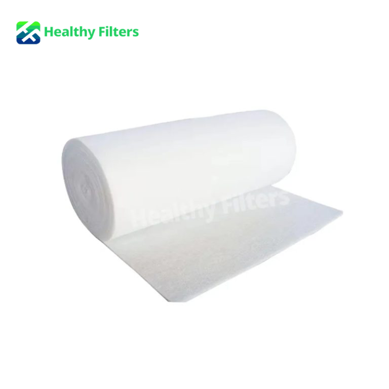 High Dust Holding Capacity White Polyester Air Pre Filter Material Hepa Filter Cloth For G2_G3_G4_F5