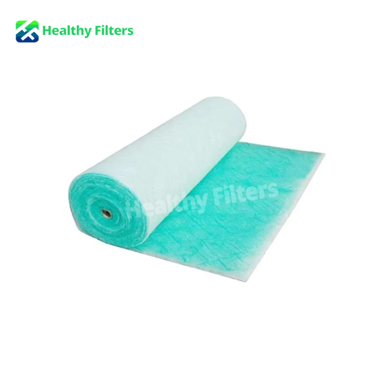 Glass Fibre Cotton G2 G3 Air Filter Paint Stop Media Filter High Efficiency Floor for Spray Booth Room