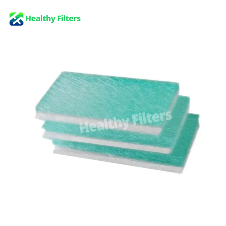 Celling Filter Fiberglass Paint Arrestor Roll Paint Room Spray Booth Extract Glass Fibre Floor Filter Paint Stop Filter