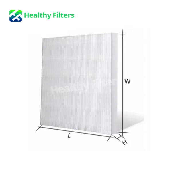 H13 H14 Fiberglass PP Fiber Hepa Media Filter Paper Roll Mini Pleat HEPA Filter Media Pack01