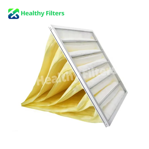 Customized Industrial Bag Pocket Medium Efficiency Air Filter F5-F9 for HVAC Cleaning Room