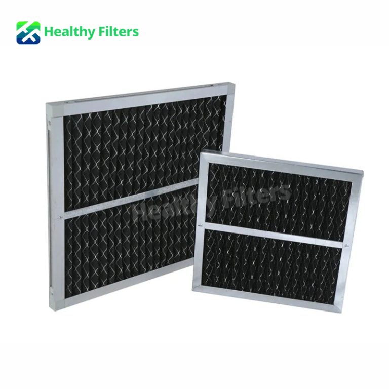 G3 G4 Primary Efficiency Activated Carbon Panel Performance Folding Aluminum Alloy Pre Air Filter Cardboard Honeycomb
