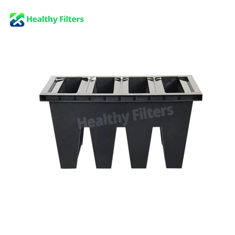 Activated V Bank Activated Carbon Filter Combined V Bank Air Filters for Plastic Activated Filter