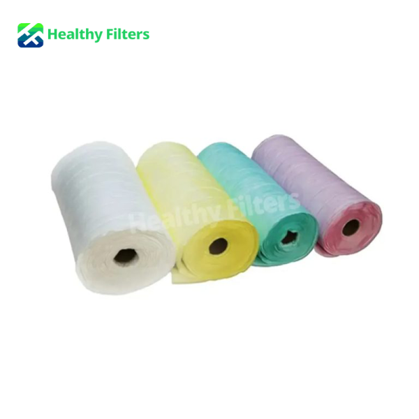 Synthetic Non-Woven Fiber Multi Pocket Media Cloth Roll Bag Filter Air Filter Paper Manufacturing