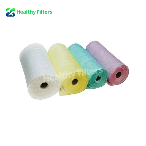 G4 F5 F6 F7 F8 F9 Synthetic Fiber Roll Pocket Filter Material Air Filter Paper Media for HVAC Ventilation