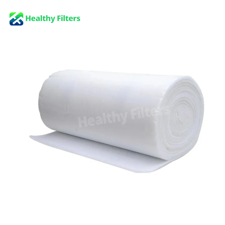 Retardant Material High Temperature Fiberglass Ceiling Filter Filter Media Synthetic Fiber-Based Nonwoven Filter Media
