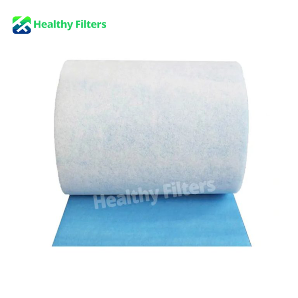 OEM Primary Cotton High Quality G3_G4 Air Conditioner Filter Filtration blue and White Air Filter Material