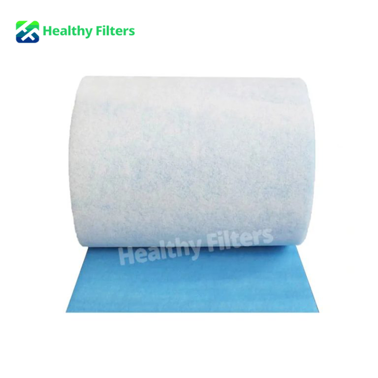 OEM Primary Cotton High Quality G3_G4 Air Conditioner Filter Filtration blue and White Air Filter Material