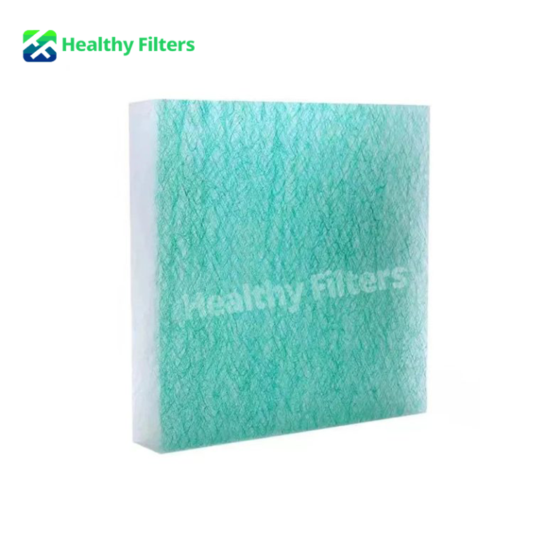 Glass Fibre Cotton G2 G3 Air Filter Paint Stop Media Filter High Efficiency Floor for Spray Booth Room