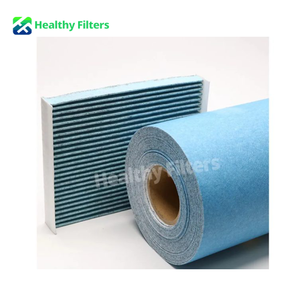 Sandwich Activated Carbon Filter Media Cloth 3 Layers Auto Cabin Air Filter Absorbant Material Paper Roll02