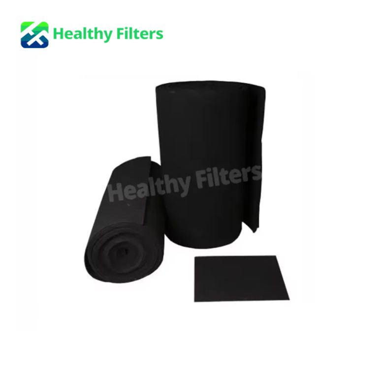 High Efficiency Filtration Activated Carbon Filter Media Roll China Made Industry used and Clean Air02