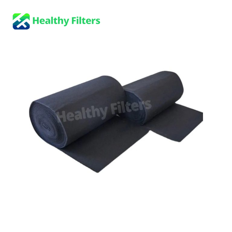 Activated Carbon Filter Media Honeycomb Polyester Sheet Rain Water Filter Sponge Reference03