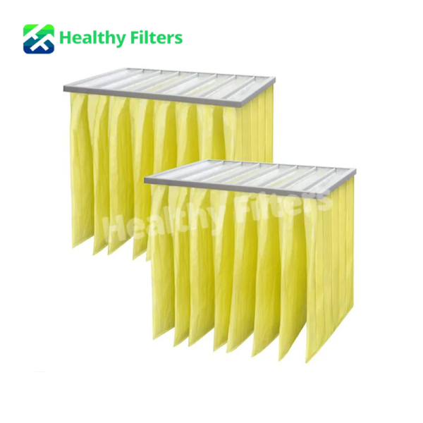 Customized Industrial Bag Pocket Medium Efficiency Air Filter F5-F9 for HVAC Cleaning Room