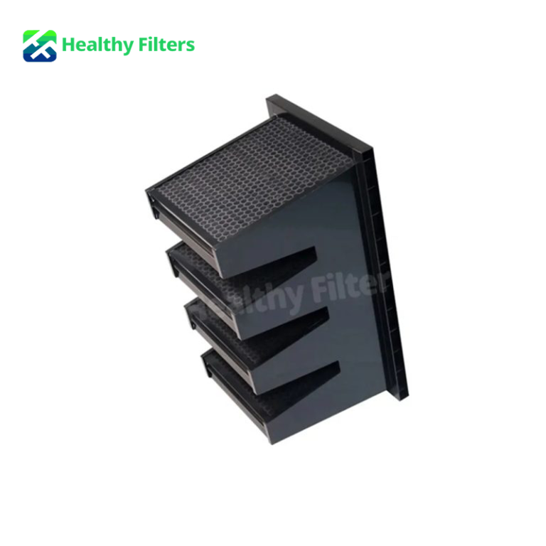 Activated V Bank Activated Carbon Filter Combined V Bank Air Filters for Plastic Activated Filter
