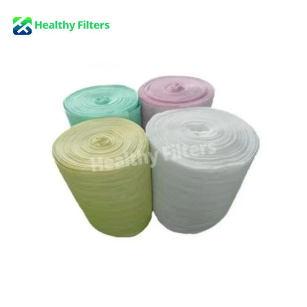 G4 F5 F6 F7 F8 F9 Synthetic Fiber Roll Pocket Filter Material Air Filter Paper Media for HVAC Ventilation
