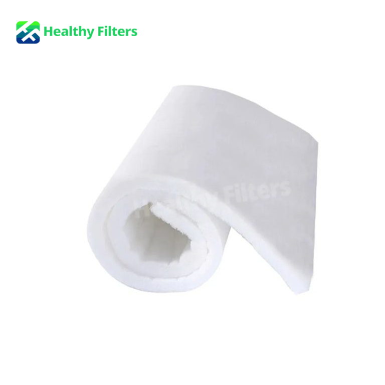 Retardant Material High Temperature Fiberglass Ceiling Filter Filter Media Synthetic Fiber-Based Nonwoven Filter Media