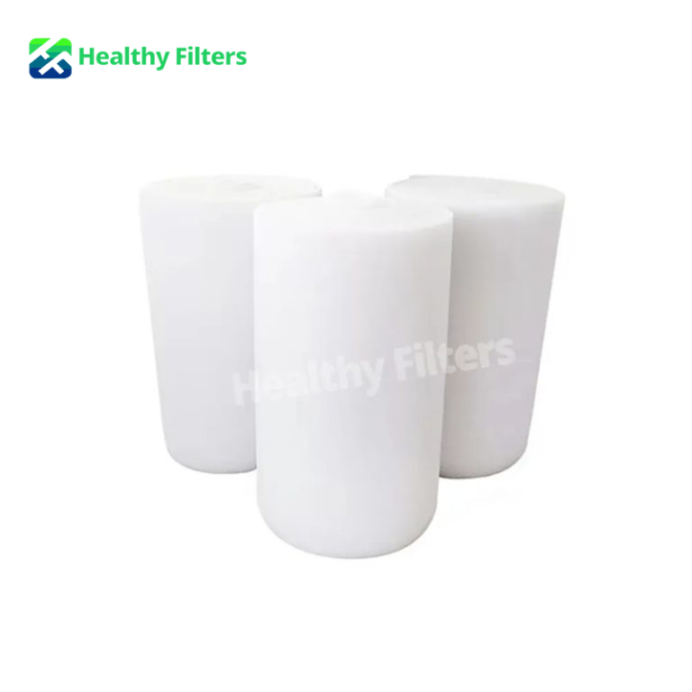 High Dust Holding Capacity White Polyester Air Pre Filter Material Hepa Filter Cloth For G2_G3_G4_F5