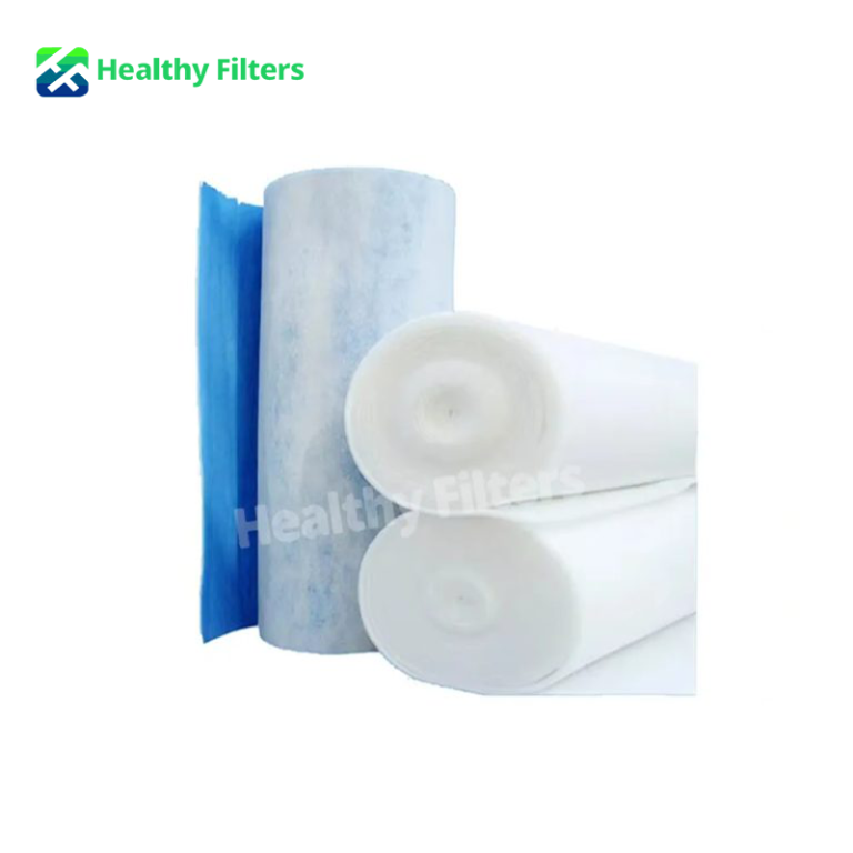 OEM Primary Cotton High Quality G3_G4 Air Conditioner Filter Filtration blue and White Air Filter Material