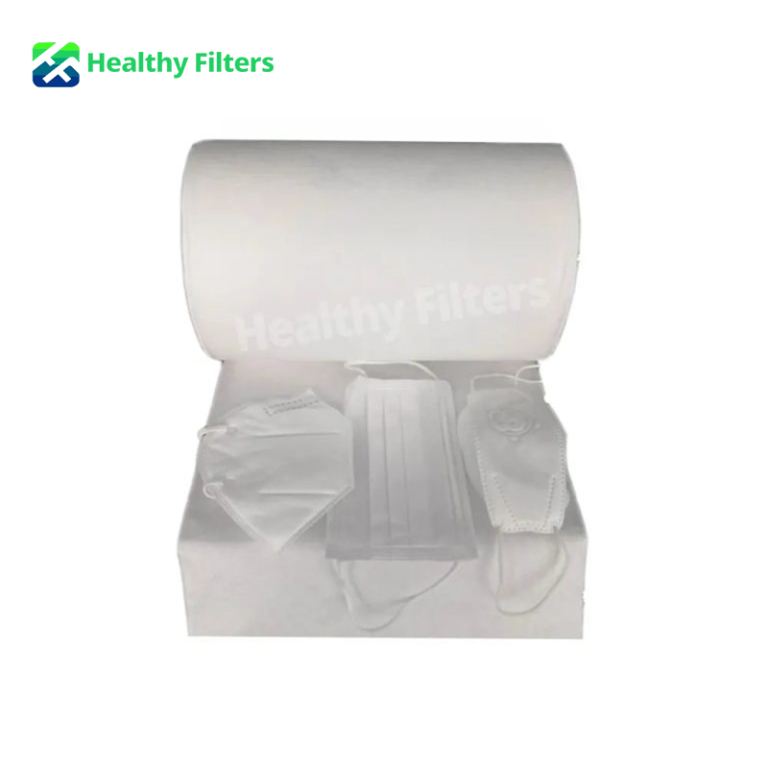 Factory Supply Bfe99 Standard Meltblown Nonwoven Fabric 100_ PP Melt Blown Fabric for Protective Face Mask