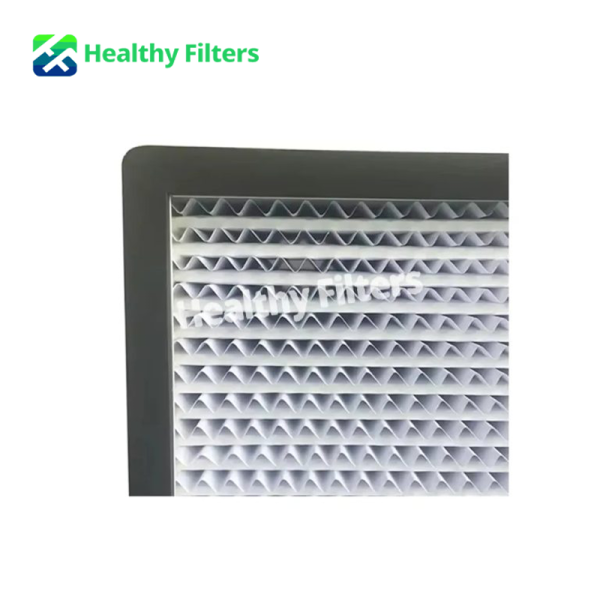 High Efficiency Industrial HVAC H13 Filtering 0.3 Microns Deep Pleated Fiberglass Hepa Filter03