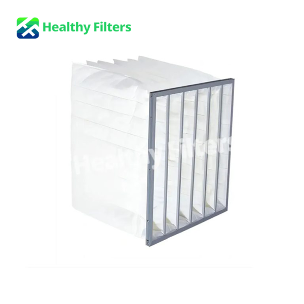 Customized Industrial Bag Pocket Medium Efficiency Air Filter F5-F9 for HVAC Cleaning Room