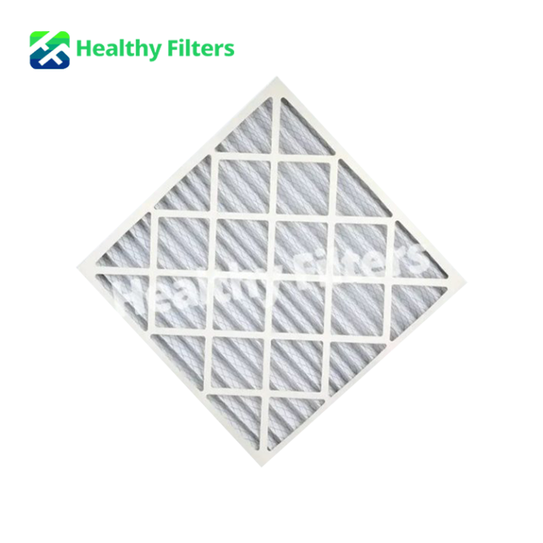 AC Furnace Aluminum Frame Folded Primary Air Panel Pre-Filter Medium Efficiency Filter