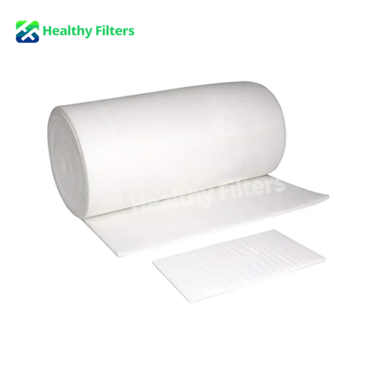 Retardant Material High Temperature Fiberglass Ceiling Filter Filter Media Synthetic Fiber-Based Nonwoven Filter Media