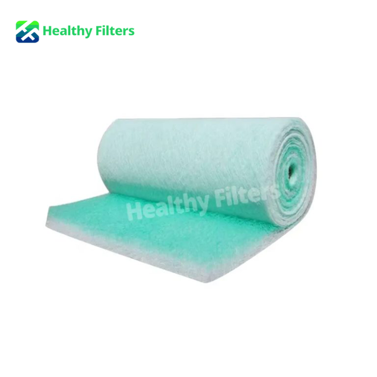 Glass Fibre Cotton G2 G3 Air Filter Paint Stop Media Filter High Efficiency Floor for Spray Booth Room