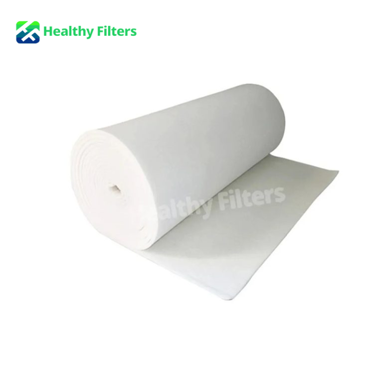 White Spray Paint Booth Ceiling Filter Media Polyester Cotton Fabric Filter Cloth Hepa For G2_G3_G4_F5