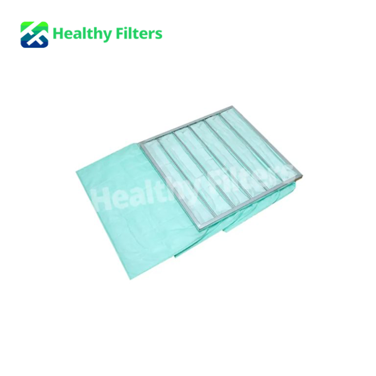Medium Efficiency Multi Bag Filters Air Handler Synthetic Pocket Pre Air Filters
