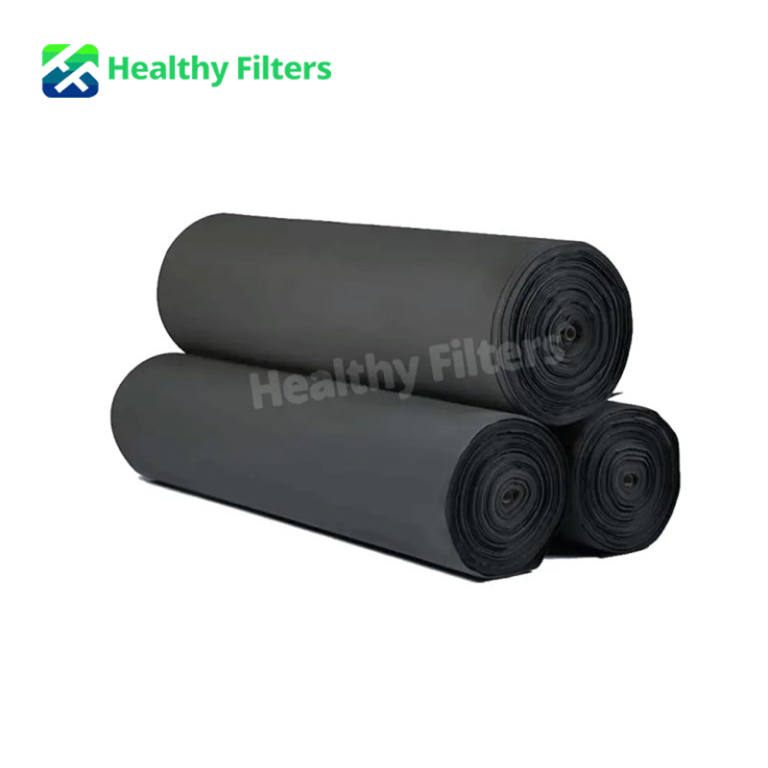 High Efficiency Filtration Activated Carbon Filter Media Roll China Made Industry used and Clean Air04