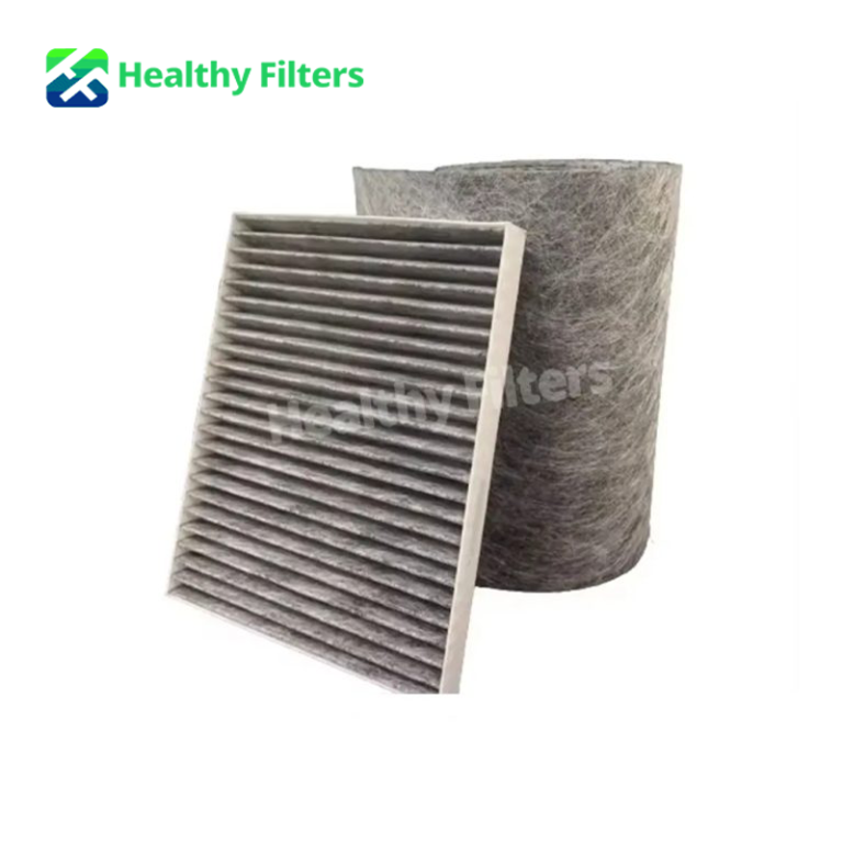 Supply Cabin Air Filters Paper High Efficiency HEPA Adsorption 3 Layers Activated Cloth Sandwich Carbon Filter Media01