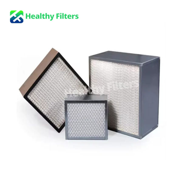 High Efficiency Industrial HVAC H13 Filtering 0.3 Microns Deep Pleated Fiberglass Hepa Filter04