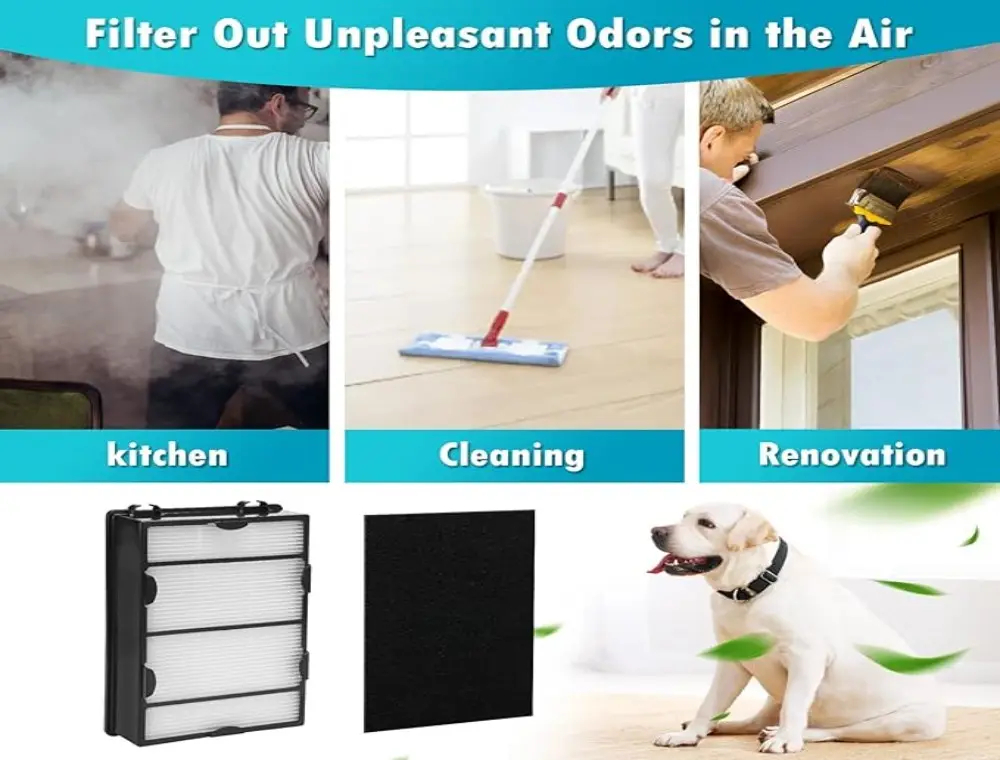 HAPF600 HEPA Filter Replacement for Holmes Air Purifier Filter Compatible with HAPF8650 HAP615 HAP625 HAP650 HAPF600D