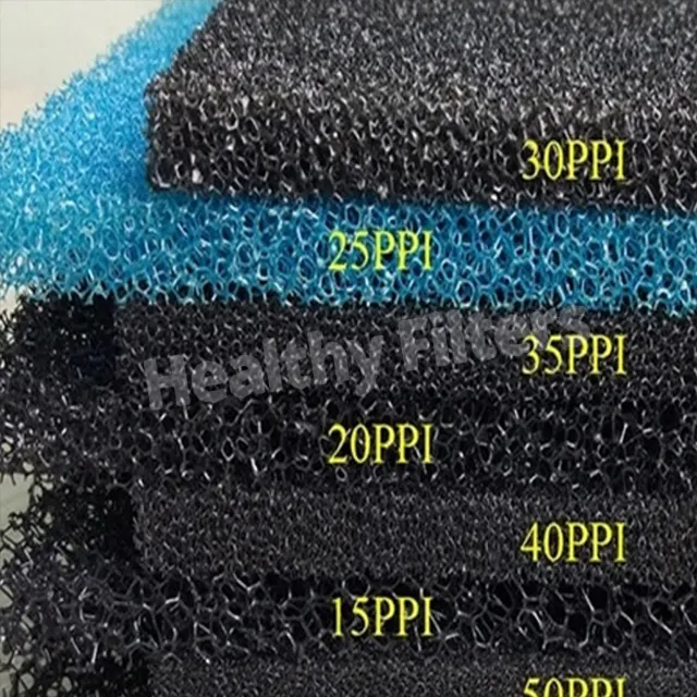 Activated Carbon Filter Media Honeycomb Polyester Sheet Rain Water Filter Sponge Reference details (1)